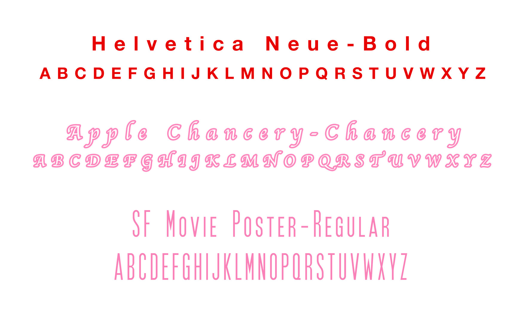 Typography, Letters, Movie Poster