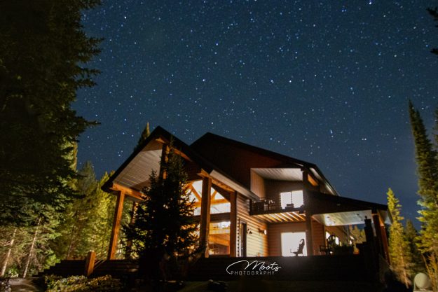 Cabin, Riverfront Retreat, Outdoors, Architecture, Astrophotography